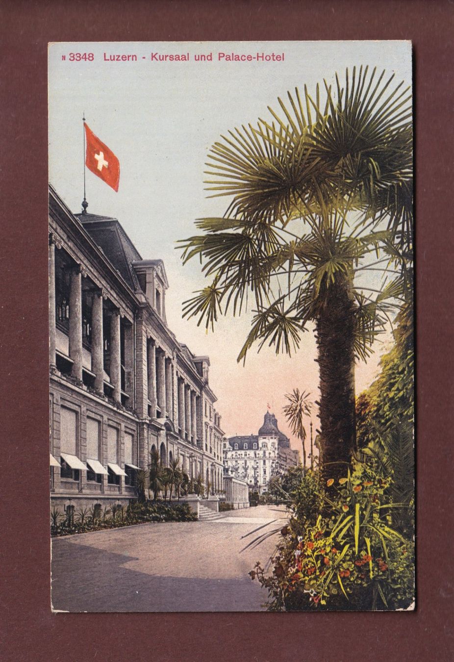 Ansichtskarten: LUZERN - Kursaal - Palace – Gebraucht aus Pully von nicecards