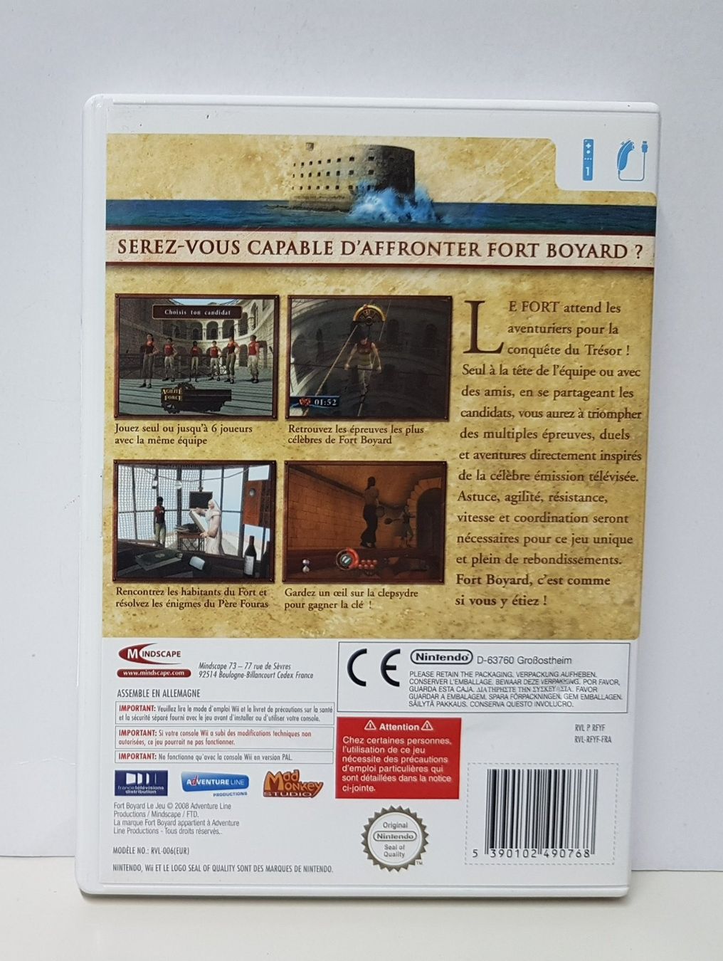 Nintendo Giochi: Wii  Fort Boyard Le Jeu – Usato da Schüpfheim venduto da Game-Paradis 2