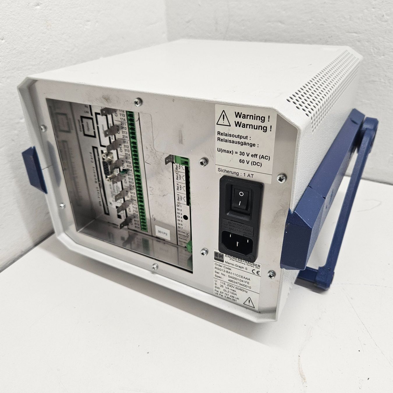 Endress+Hauser Misurare: Endress Hauser RSG12 Memo-Graph-S – Usato da Niederdorf venduto da LeptonAG_Labor 4