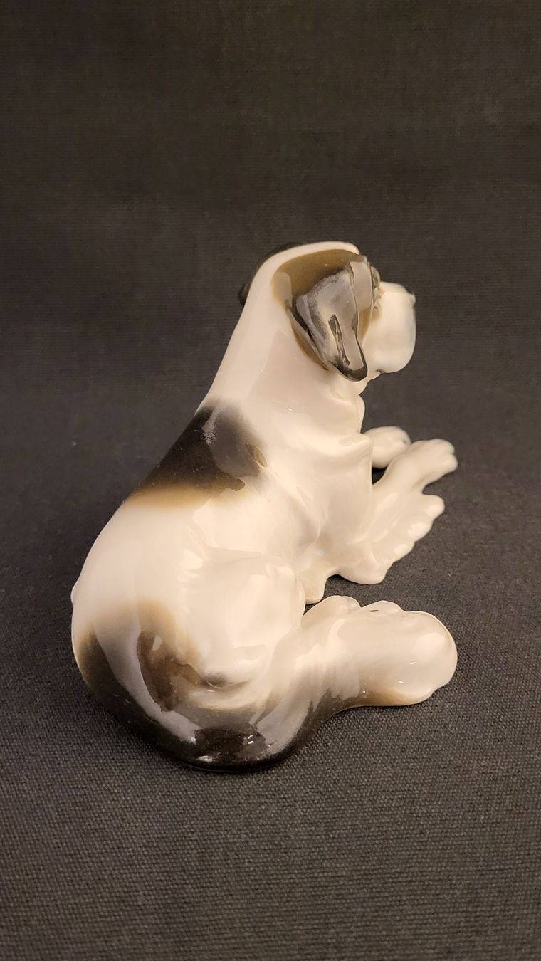 Statuette: Liegender Bernhardiner METZLER & ORTLOFF – Usato da Basel venduto da spinne02 2