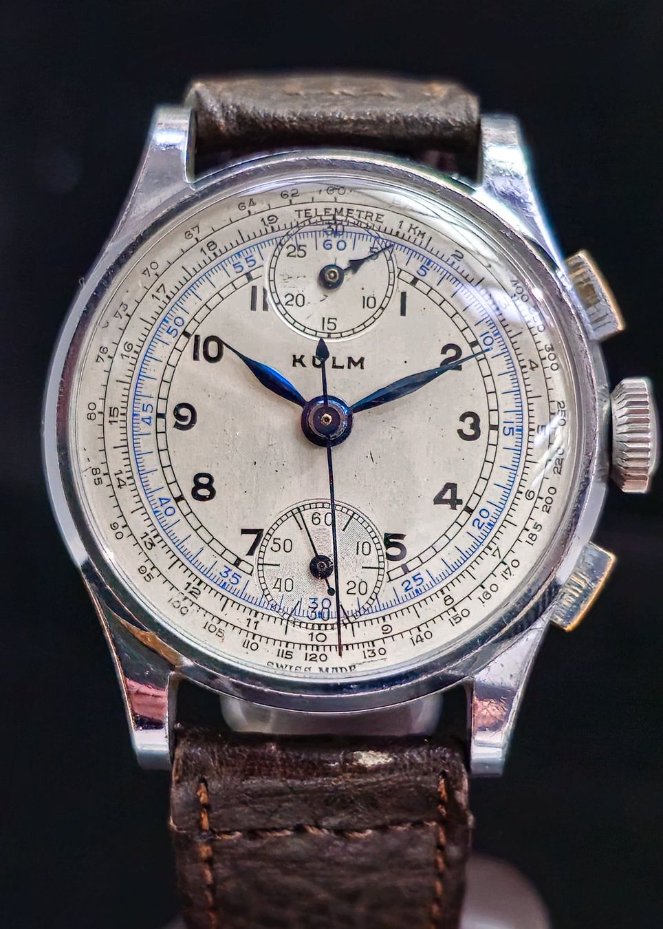 Venus Orologi: Vintage Kulm Venus 170 Chronograph  1950er – Usato da Lugano venduto da R.Riccardo 3