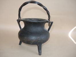 Caldron Kochkessel Hexen kessel Guss Bronze Topf Halloween