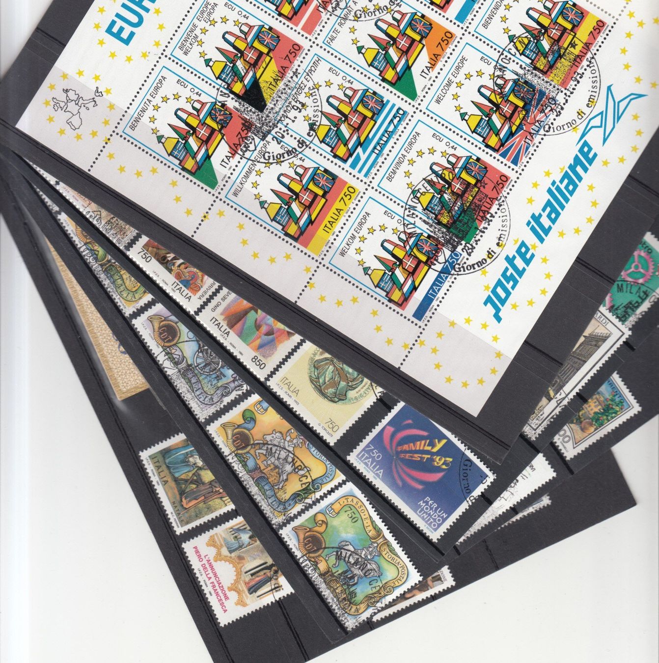 Tutti i francobolli: Italien 1993 mit ET – Usato da Bürglen TG venduto da StampGraf