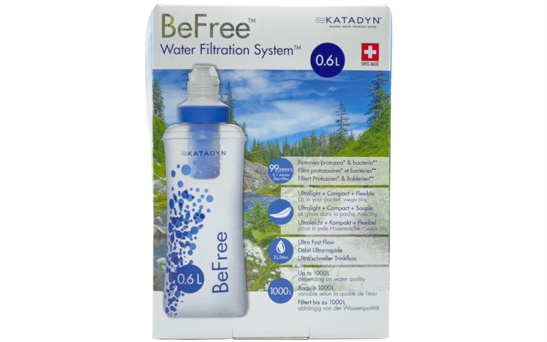 Katadyn Sanitari: Katadyn BeFree 0.6 Liter Wasserfilter – Nuovo (secondo la descrizione) da Stettfurt venduto da WaffenZubehoer