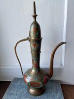 Antike, orientalische Teekanne/Kaffeekanne aus Messing