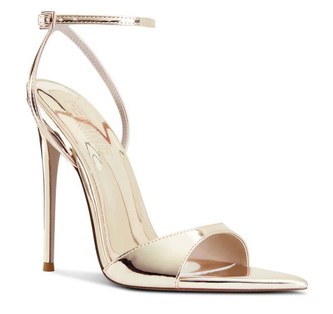 Scarpe da donna: GG Heel - Mirrored Gold – Nuovo e nell'imballaggio originale da Schwyz venduto da ineichp