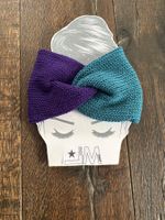 Stirnband doppelt gestrickt Handmade