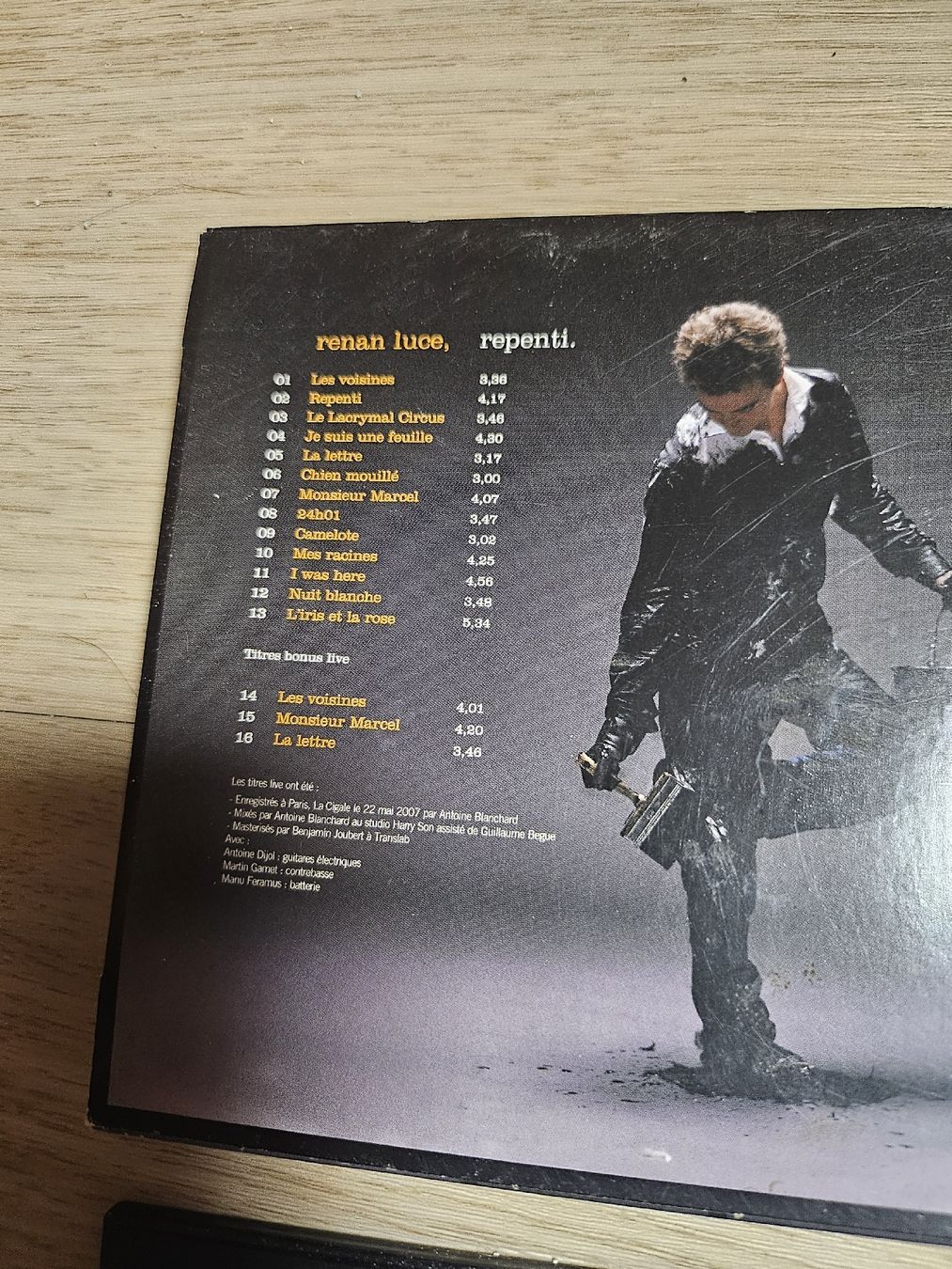 CD: CD Renan Luce "Repenti" Occasion Bon état – Usato da La Joux FR venduto da car_ck96 2