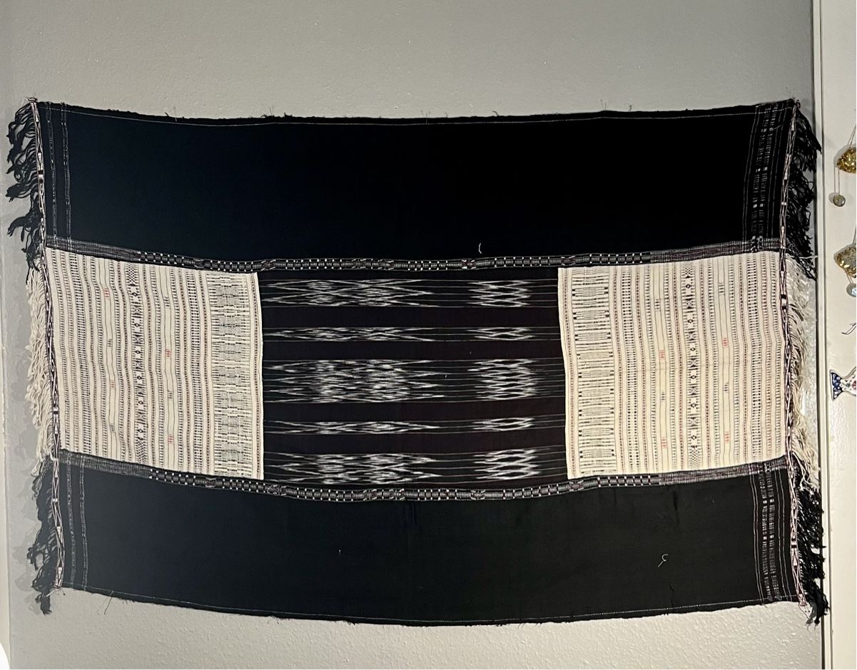 Teppiche: Authentique tenture Selimut tissé main, Sumatra, Indonésie – Gebraucht aus Genève von DELIRBEADS