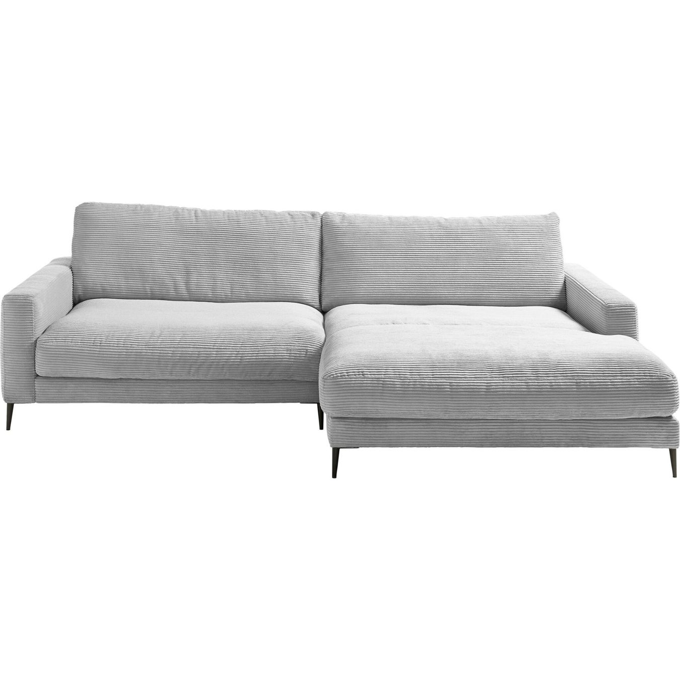 Divani: Ecksofa  Uptown in Cord Grey rechts – Nuovo e nell'imballaggio originale da Bischofszell venduto da deluxe-moebel 1