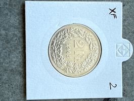 Swiss 2 francs 1945 Silver Coin