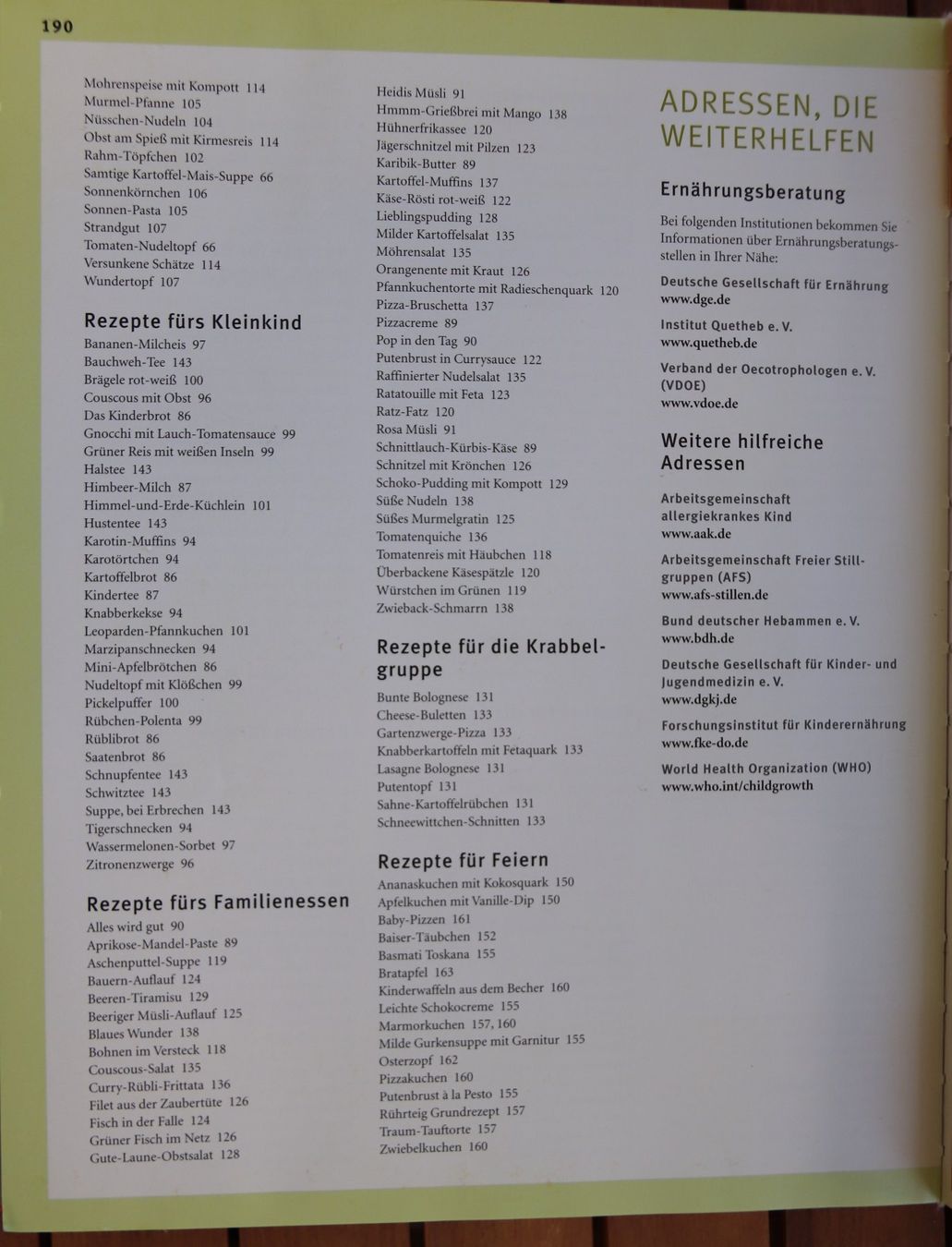 Livres: Babys & Kleinkinder - Das Grosse Kochbuch – D'occasion à Glattfelden par Vrenely 7