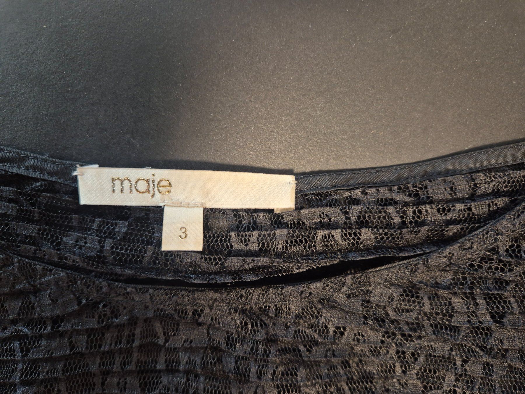 Maje Kleider: Maje Kleid, schwarz, Grösse 3 – Gebraucht aus Oberrohrdorf von ma-vie 5