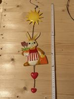 Süsser Osterhase Wandbehang, Vintage Deko, Top Zustand!