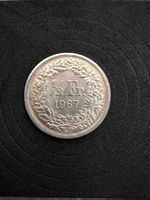1/2 Franken Silbermünze 1967
