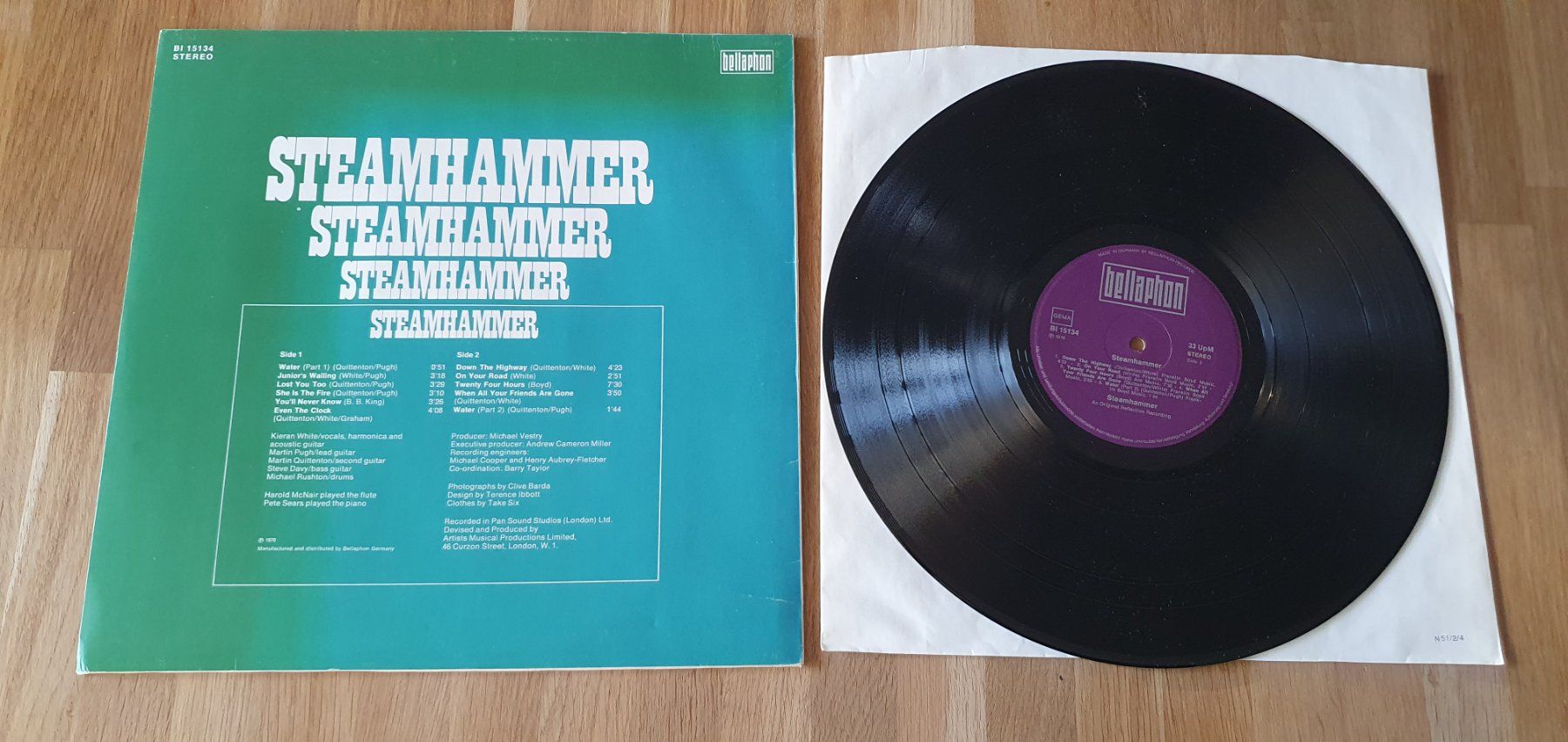 Dischi in vinile: STEAMHAMMER, Same, LP, TOP! – Usato da Kreuzlingen venduto da Cdschlumpf 1