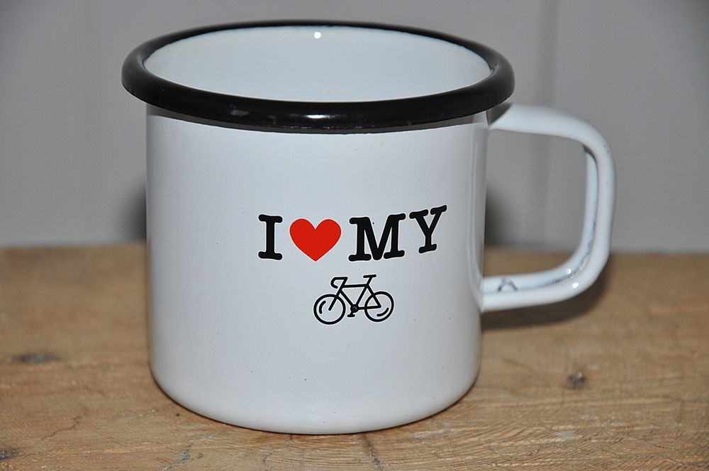 Tasse à Café Vélo Rétro – Giro D'Italia – Blanc, Design Cyclisme – Neuve