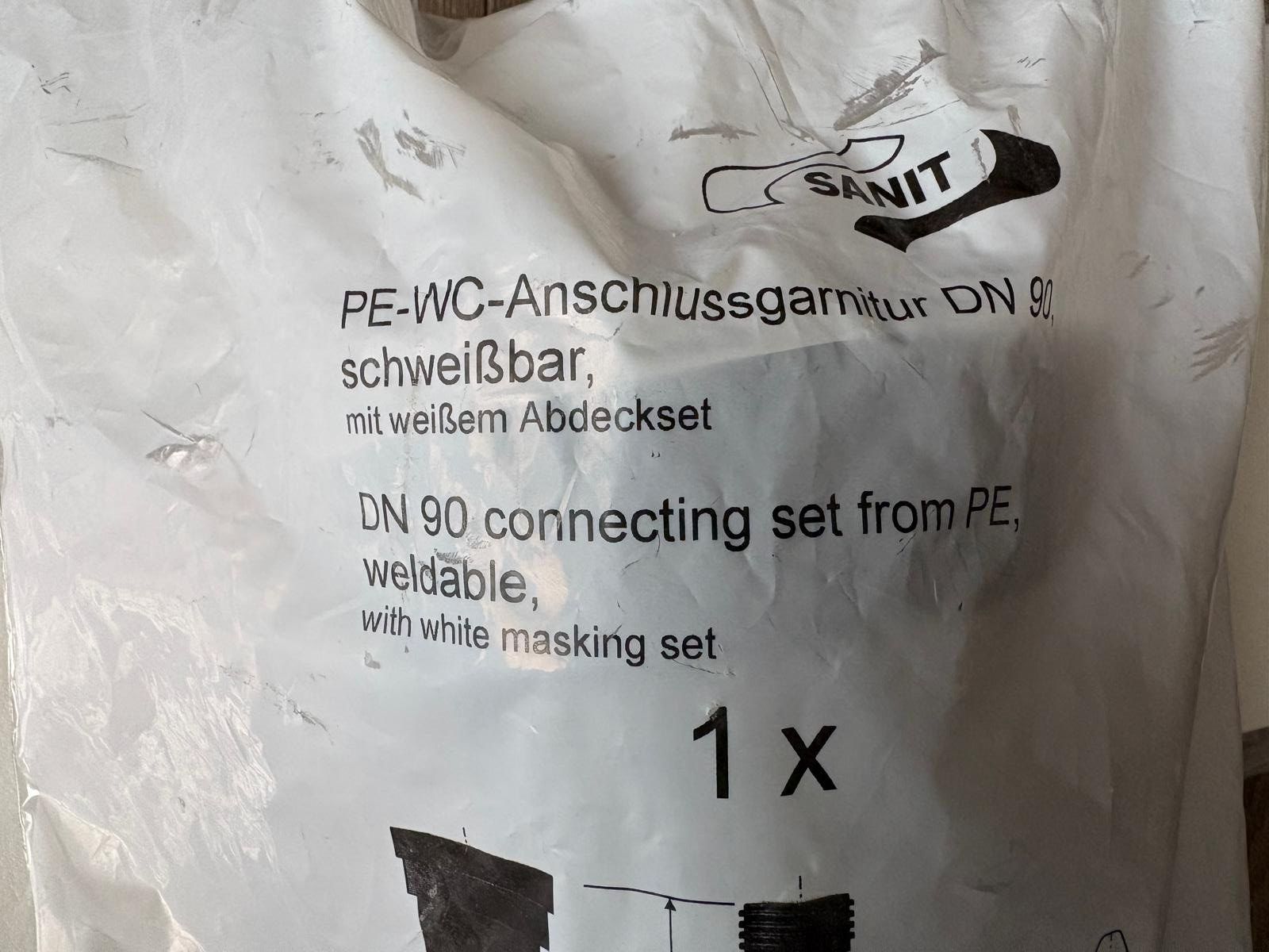 WC: WC Anschlussgarnitur und Schallschutz – Nuovo e nell'imballaggio originale da Pully venduto da aminiata 2