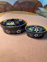 Original Soufflenheimer Terrine Keramik Vintage Elsass 