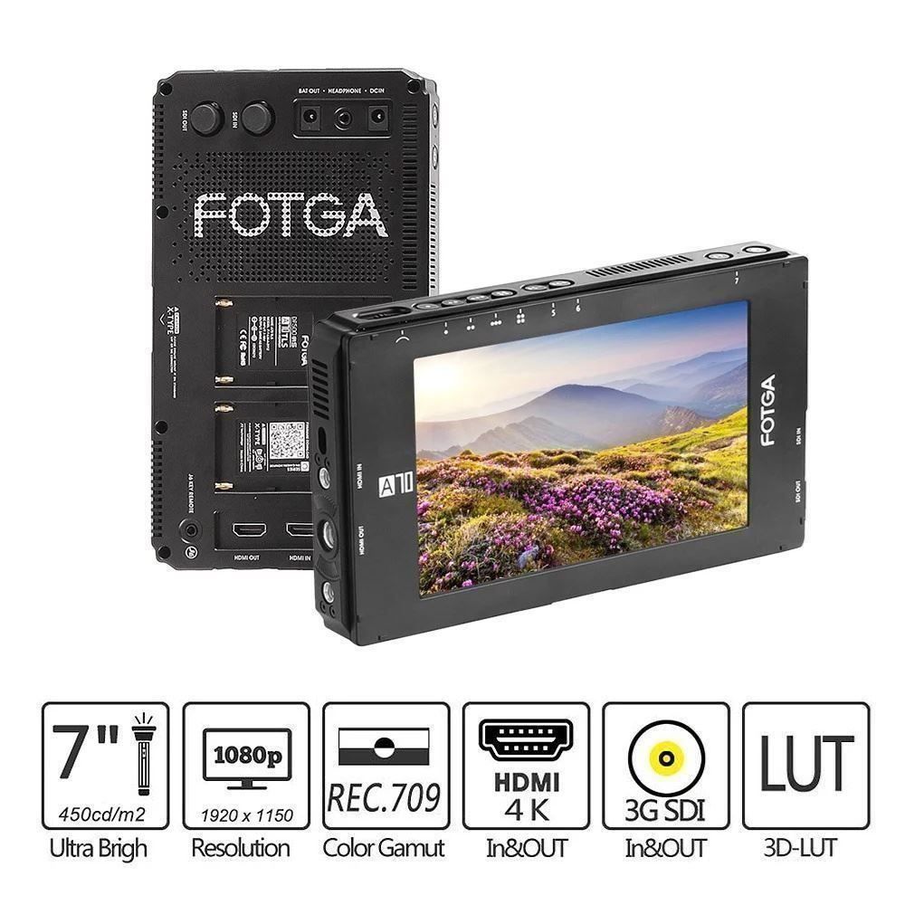 Monitore: FOTGA A70TLS 7" FHD Video Feldmonitor – Neu und originalverpackt aus Malans GR von BUYBEST-Schweiz 7