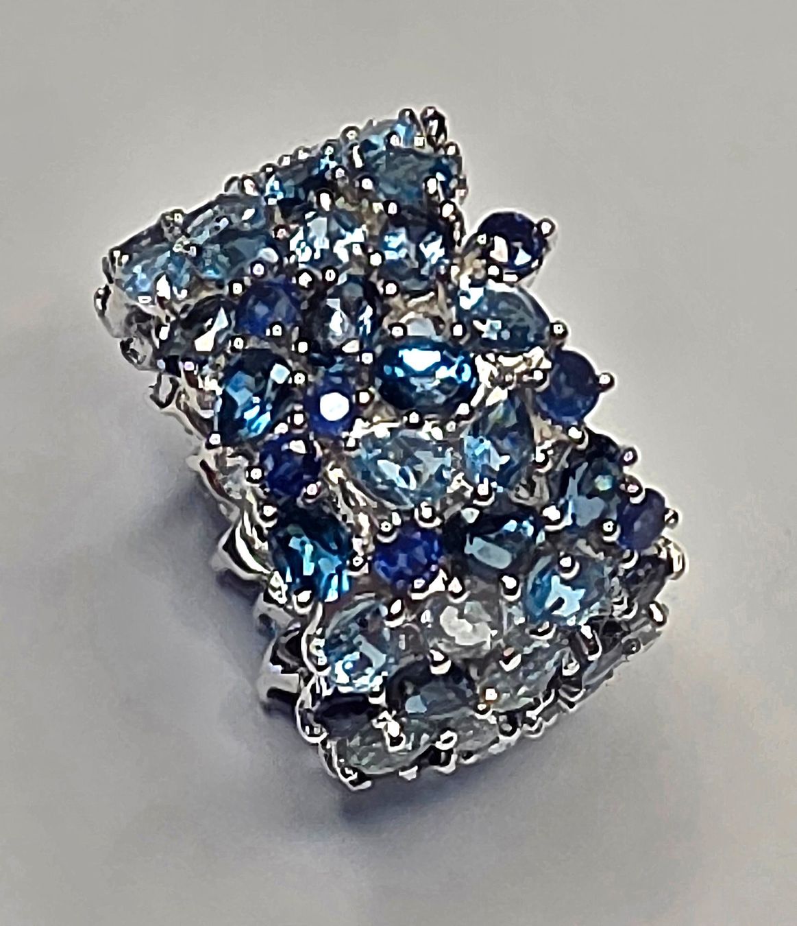 Bagues: Blau Safir mit Topas Ring – Neuf (Voir description) à Zürich par adriben 2