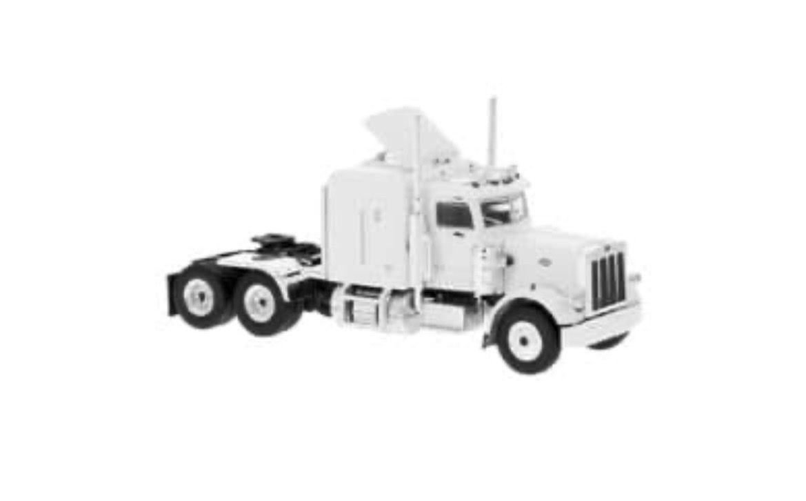 Brekina Kit di modellismo & Modellini statici: Bausatz Peterbilt 359 Zugmaschine, -weiss – Nuovo (secondo la descrizione) da Thun venduto da pat710