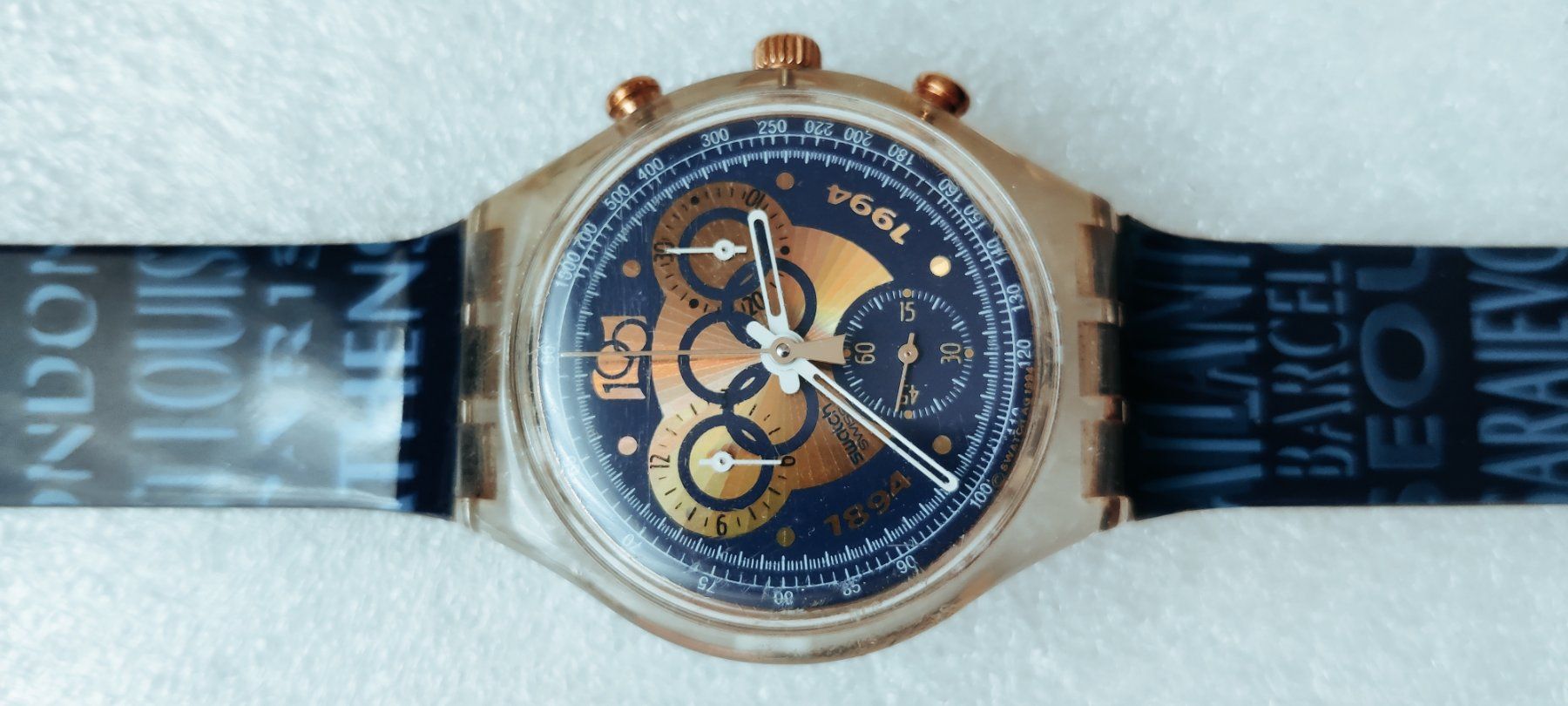 Swatch Uhren: Swatch Remember Sarajevo 1994 Olympiade – Gebraucht aus Zürich von sendbad 6
