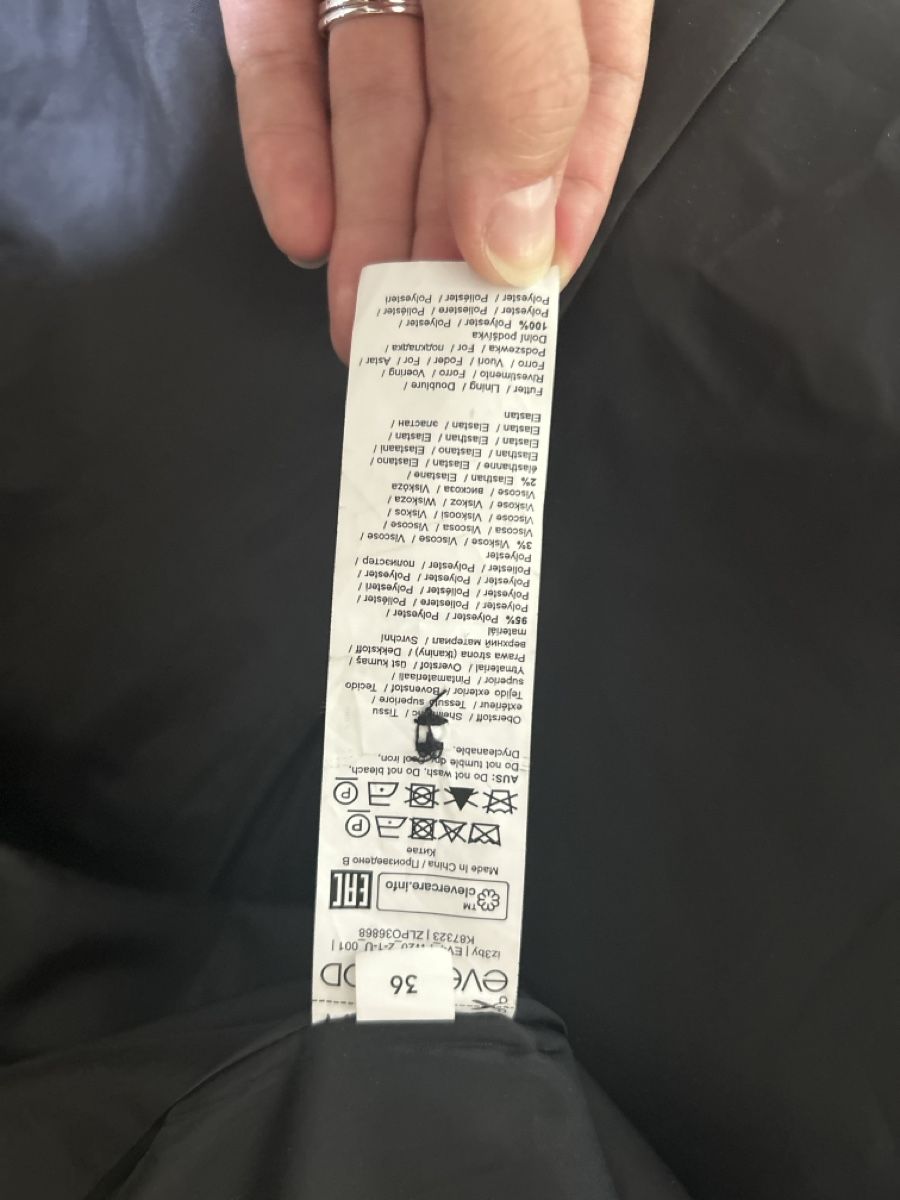 Cappotti: Cappotto nero - taglia 36 - Even & Odd – Usato da Savigny venduto da Althea0202 3