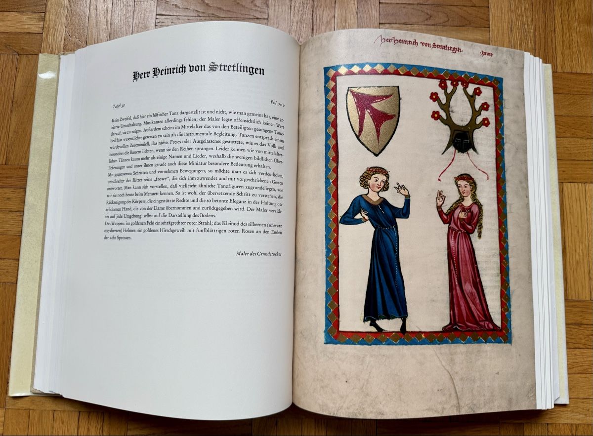 Libri: BUCH SÄMMTLICHE MINIATUREN DER MANESSE LIEDERHANDSCHRIFT – Nuovo (secondo la descrizione) da Lausanne venduto da joltei 3