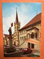 1969, Bern, Rathaus mit Vener-Brunnen.