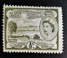 TR67 Timbre Anguilla Non oblitere