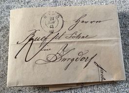 ANTIKER BRIEF VON 1841