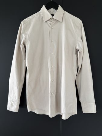 Hemd BOSS „Slim Fit“ (beige) Gr. 39