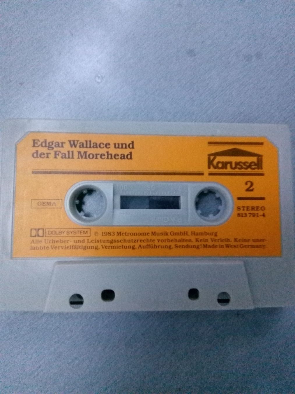 Musicassette: Edgar Wallace & der Fall Morehead - Sieben suchen in Soho – Usato da St.Galllen venduto da elkaphone 3