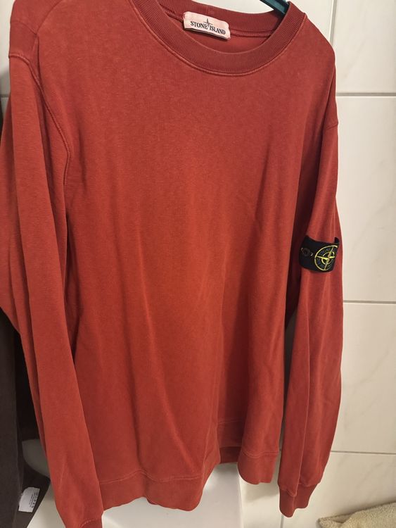 Sweatshirt Stone Island Jacke Rot Herren Original Stone Island
