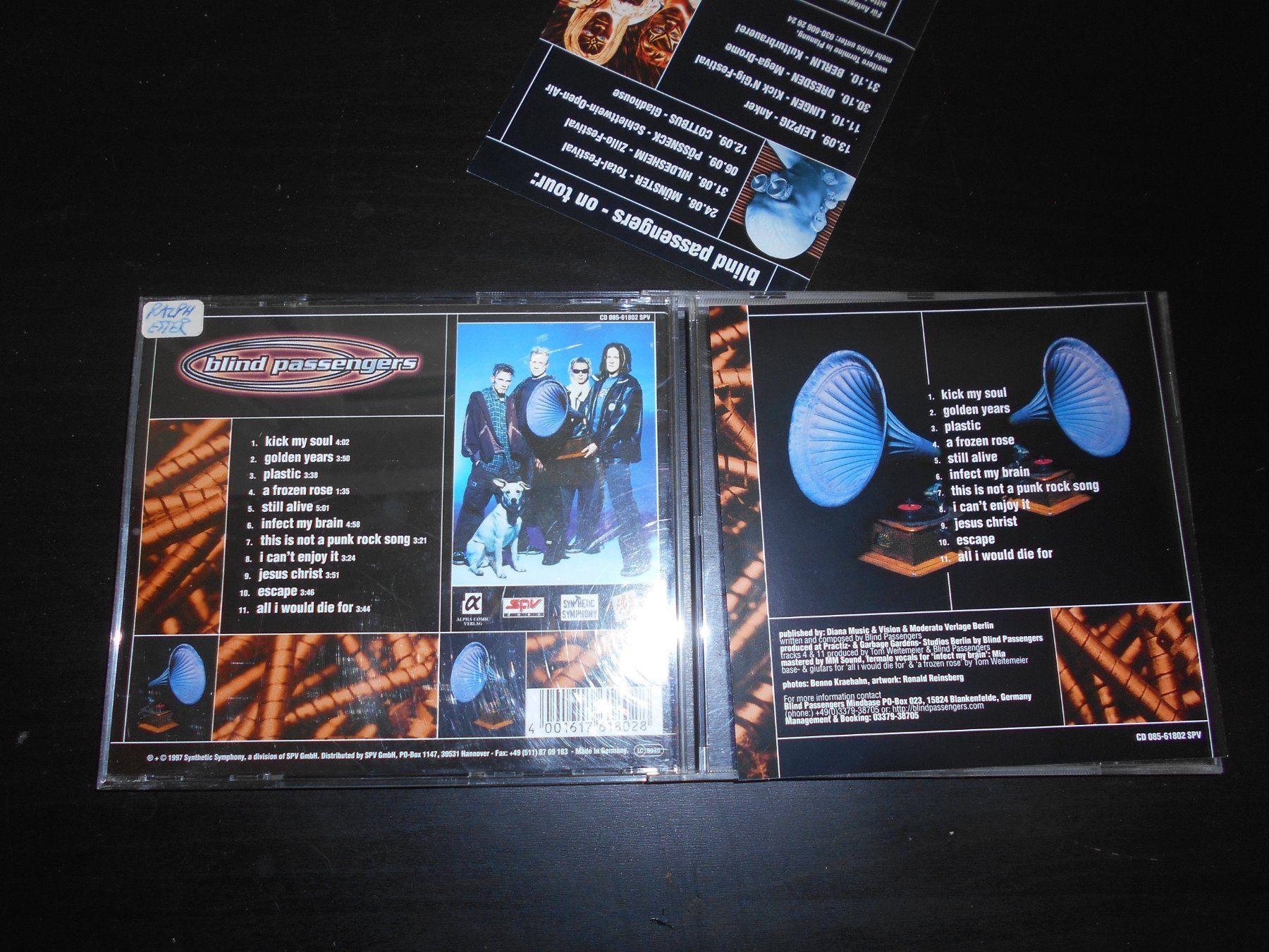 CD: Blind Passengers – The Trash Inside My Brain / 1997 – Usato da Aarberg venduto da witchhunter01 1