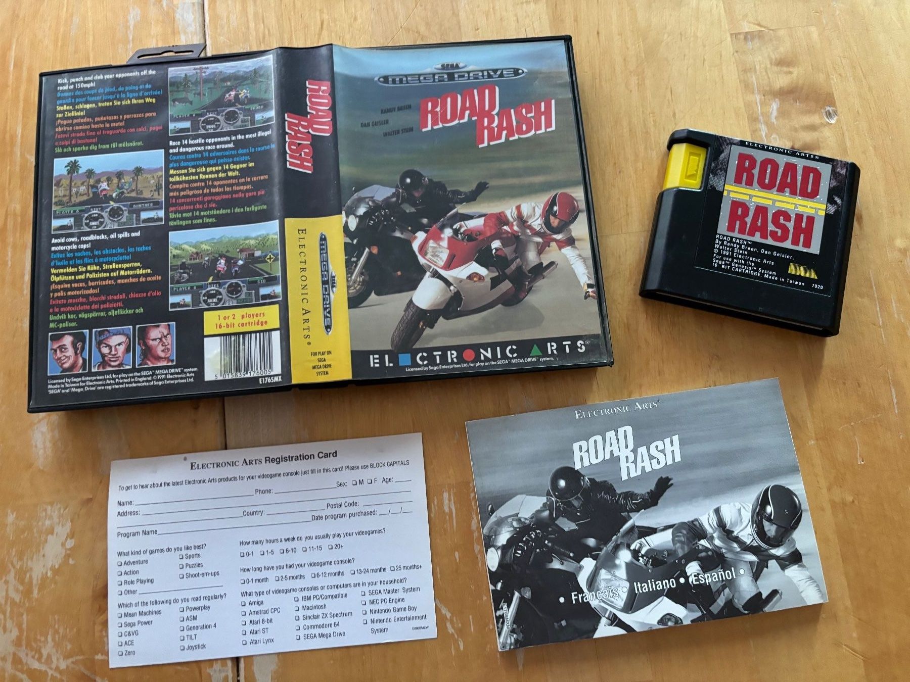 Giochi: Road Rash (CIB) – Usato da Frenkendorf venduto da gelbeZinnie 2