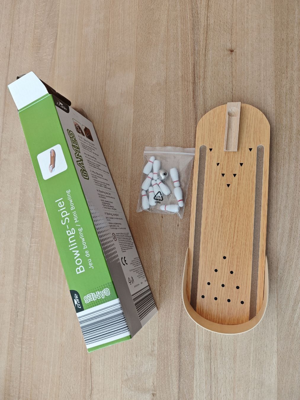 Spiele: Mini Bowling Spiel - Finger-Bowling! Neu! – Neu (gemäss Beschreibung) aus Zollbrück von Turner5 2