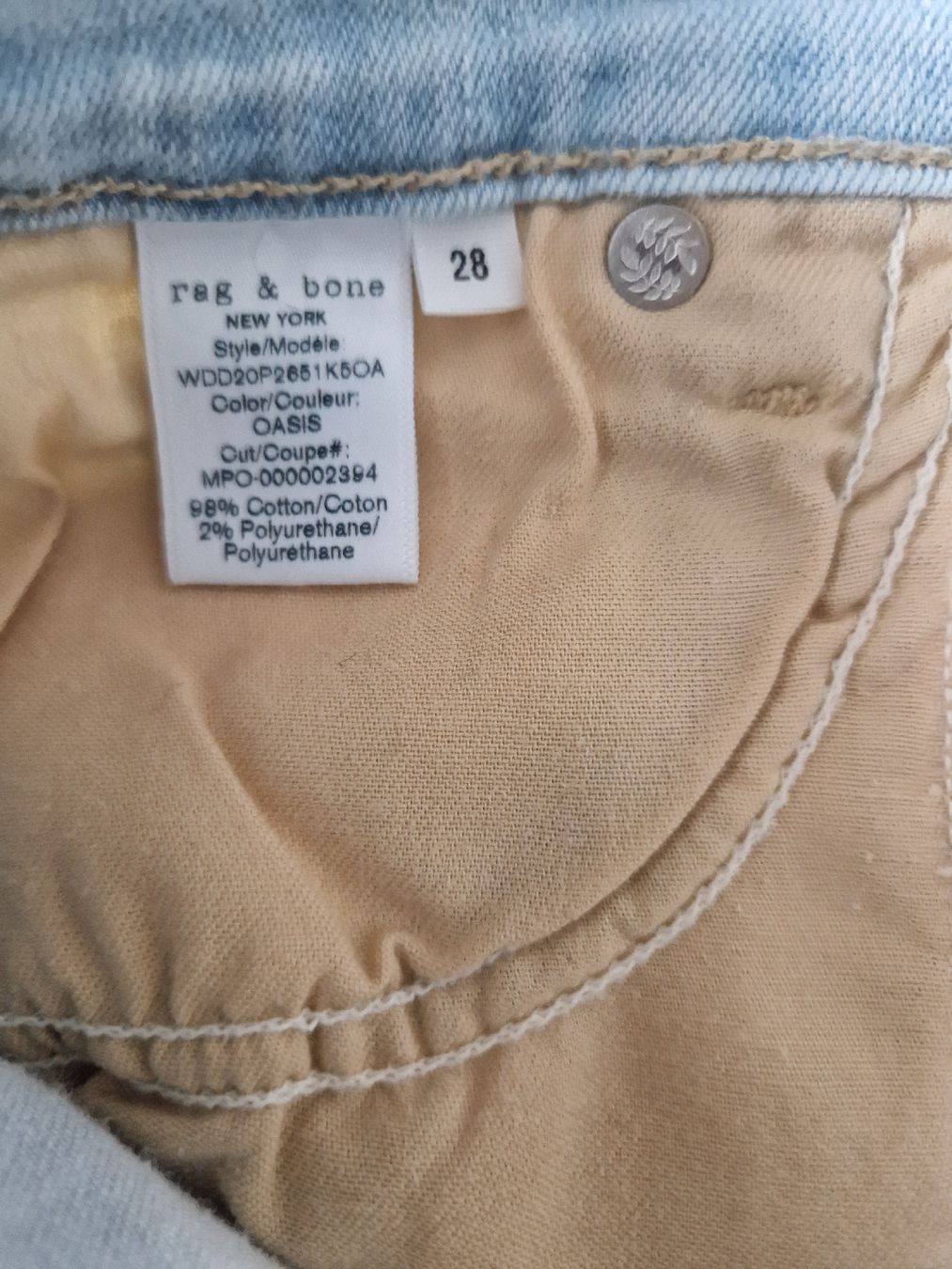 Jeans: Damen Jeans Rag & Bone New York.  Original – Nuovo e nell'imballaggio originale da Arbedo venduto da Gyn 4