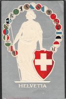 ^Prägekarte Helvetia , 1905