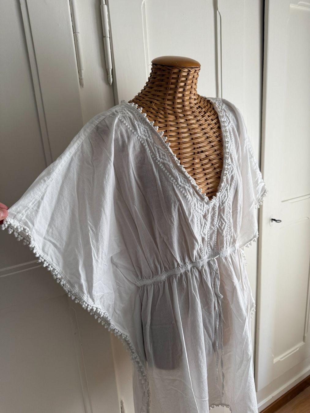 Tuniche: OLD NAVY - Hippie Poncho Tunika weiss – Usato da Zürich venduto da Diazaio 1