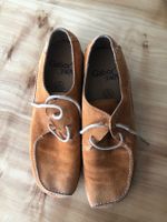 Gabor Schnuerschuhe Gr. 40.5 cognac Wildleder,