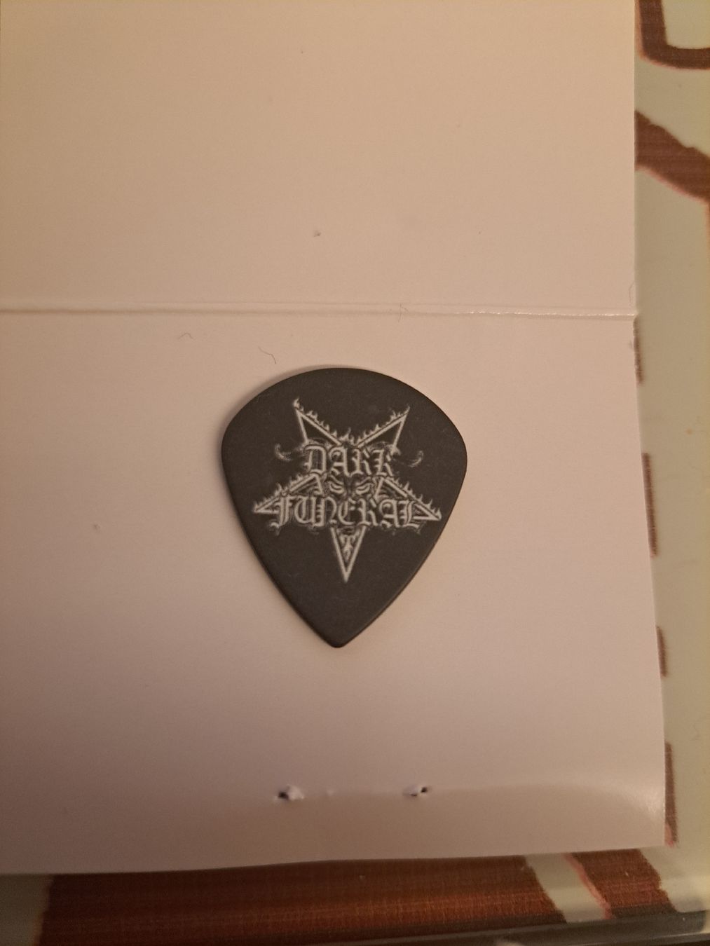 Autografi: DARK FUNERAL Guitar Pick Plektrum mediator – Nuovo (secondo la descrizione) da Sierre venduto da ronhextall