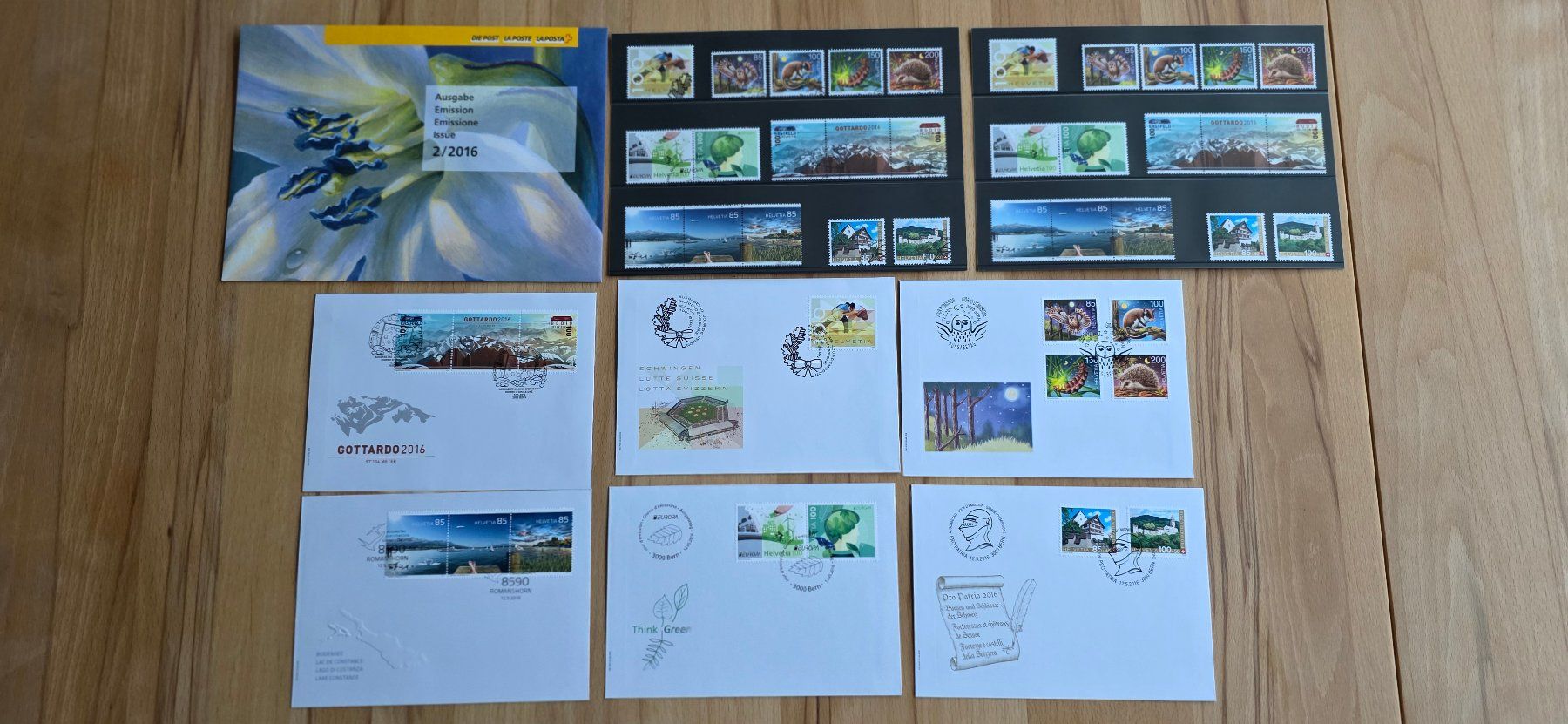 Alle Briefmarken: CH-Briefmarken Jahresausgabe 2016 – Neu (gemäss Beschreibung) aus Wettswil von Schnuebe 2