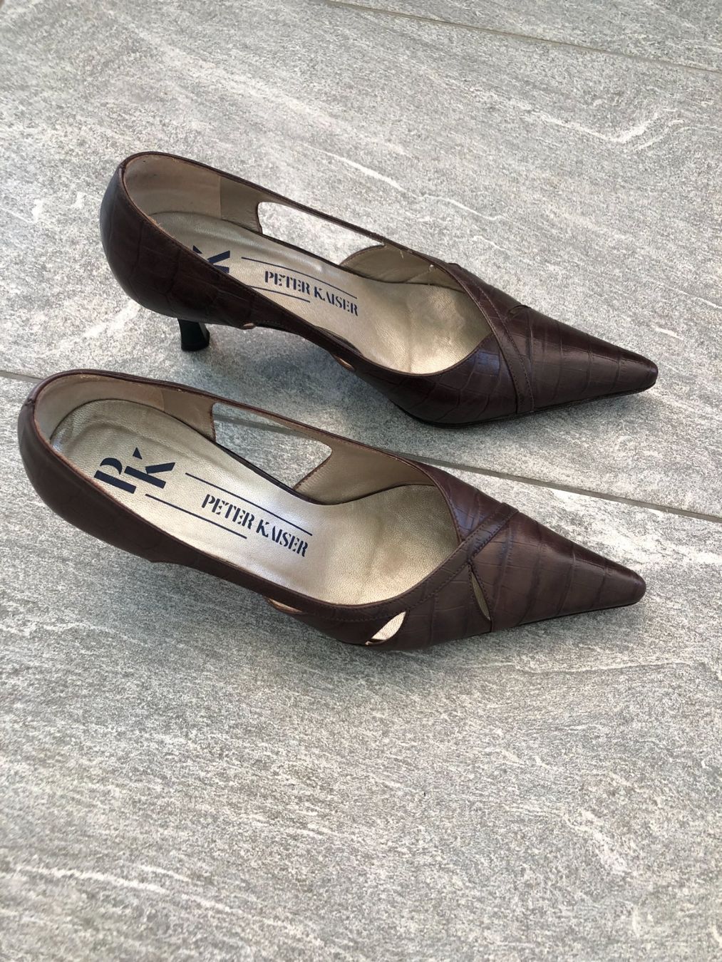 Kaiser Scarpe da donna: Elegante Peter Kaiser Pumps aus Leder – Usato da Baar venduto da alexisbeads