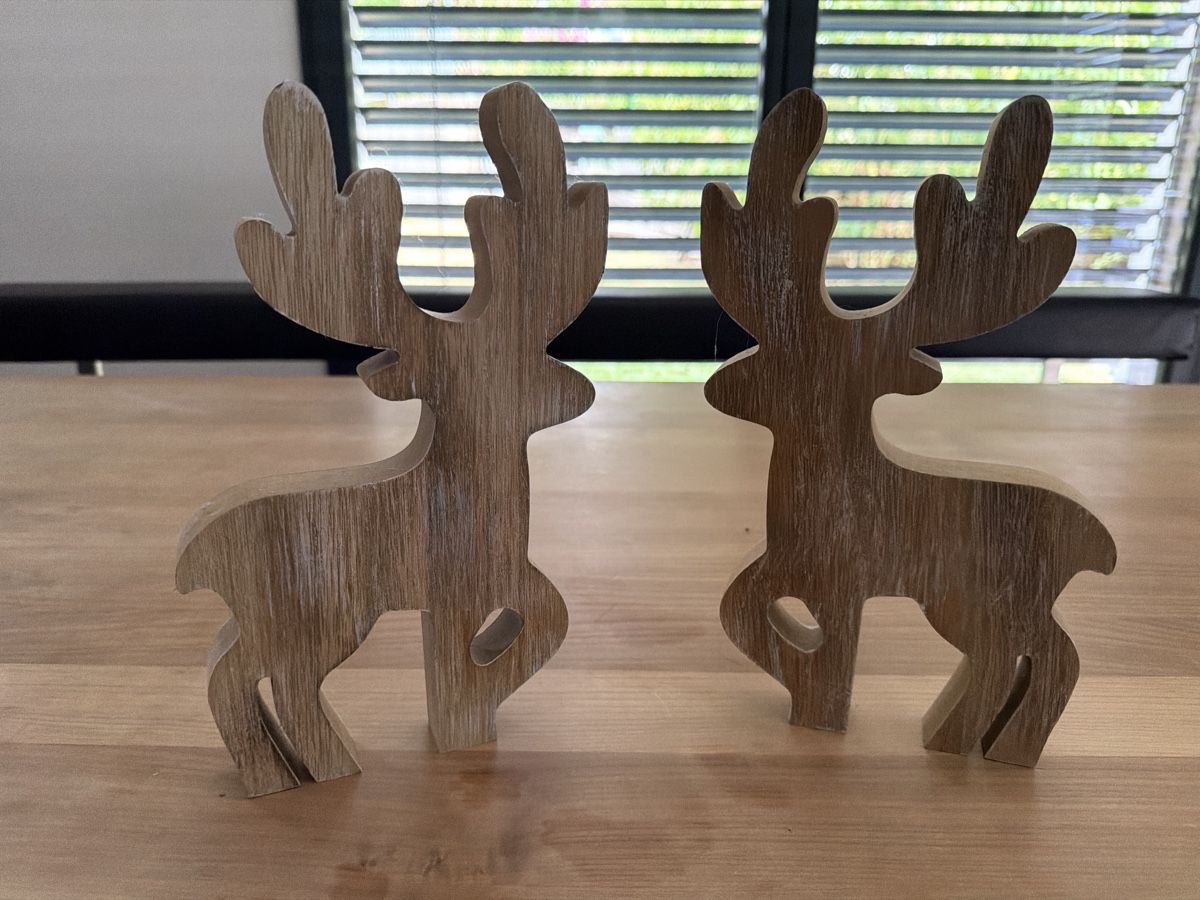 Figurines: Deko Hirsche aus Holz – D'occasion à Zollikofen par Maria_verena