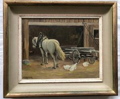 Gemälde - Öl auf Platte - signiert P.Grieder