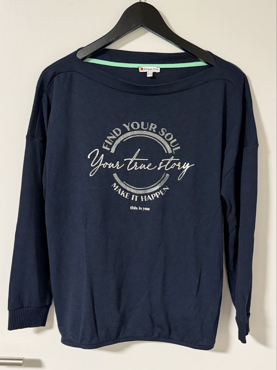 Pullover & Sweatshirts: Street One Pullover dunkelblau – Gebraucht aus Münchenbuchsee von dumle