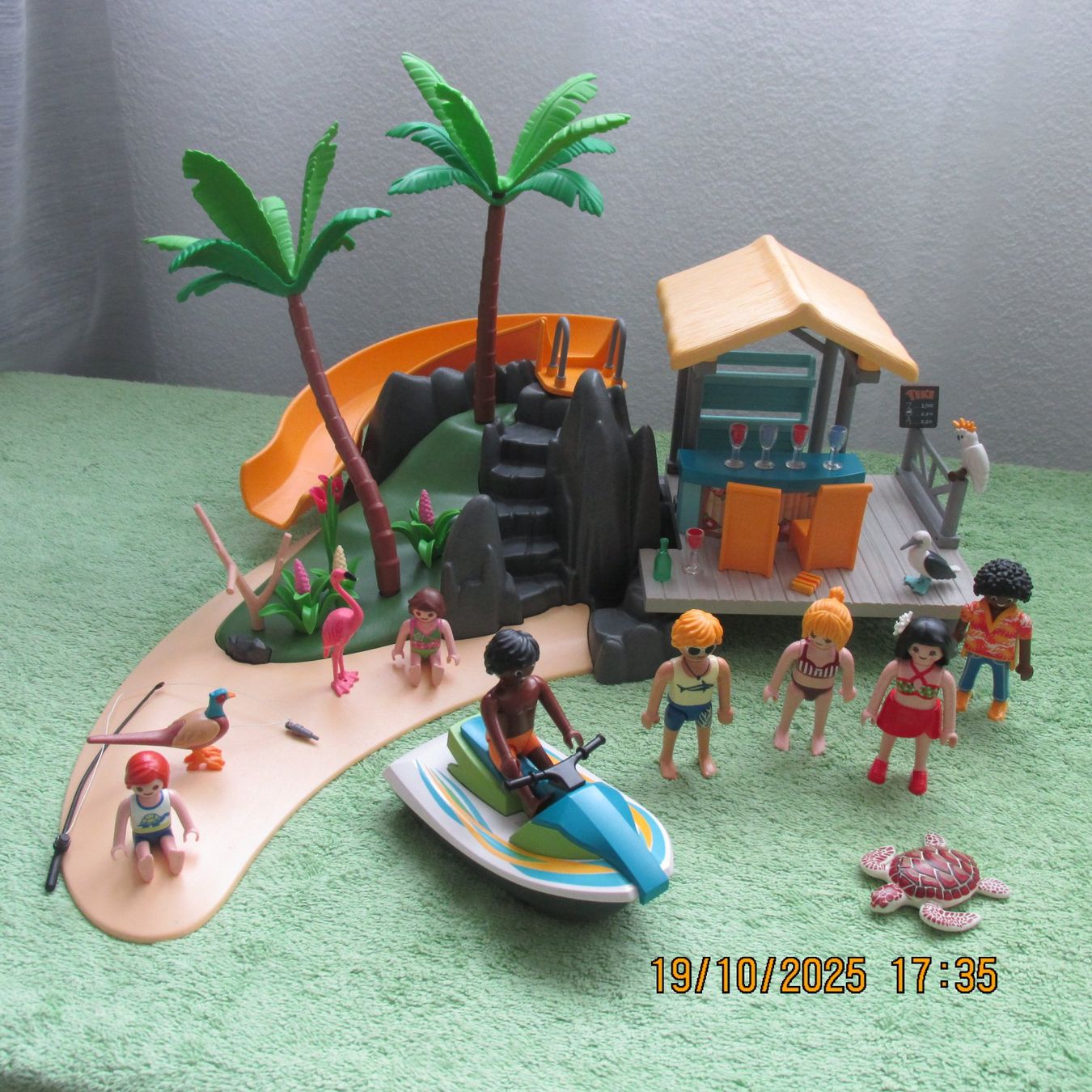 Playmobil Insel🌴🍹 Bar, Rutsche & Jet-Ski Action! (Gebraucht) in ...