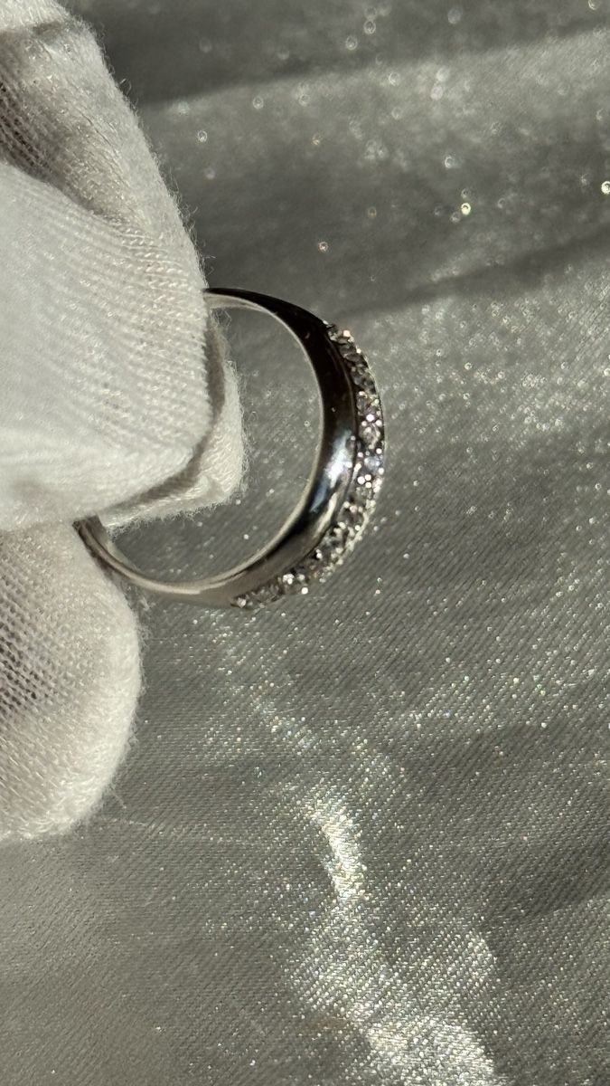 Ringe: Ring 18K Weissgold mit Diamanten – Gebraucht aus Untersiggenthal von TimeandShine 2